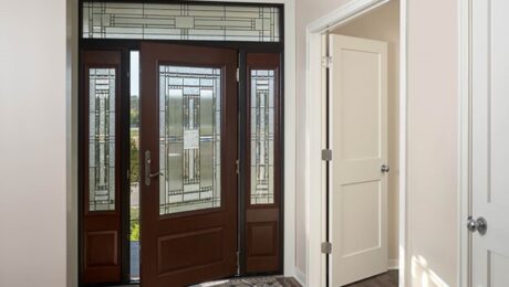 entry door with sidelites by renewal by andersen